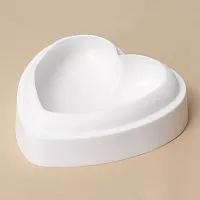 Форма силиконовая Сердце, 26*26*6см