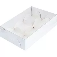 Коробка для моти с пласт. крышкой и ложементами, 6яч.,17,5*12*5,5см