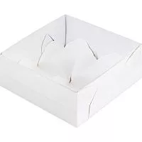 Коробка для моти с пласт. крышкой и ложементами, 4яч.,12*12*5,5см