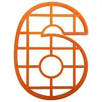 Пластик. форма для торта "Цифра 6/9" 25см