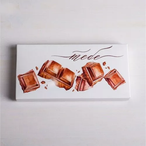 Коробка для плитки шоколада "Тебе" 17,3*8,8*1,5см