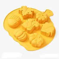 Силиконовая форма "Осенняя пора" 7яч, 26*25,5*3см